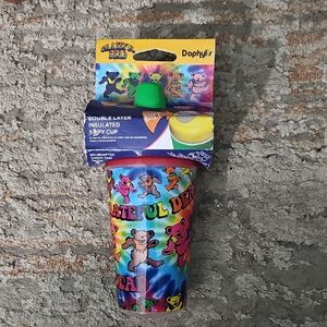 New In Package Grateful Dead Insulated Sippy Cup Grunge Juggalo Tie Die Hippie